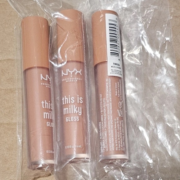 3 pack of Nyx Professional Lipgloss (Goes on Clear) - Picture 3 of 3